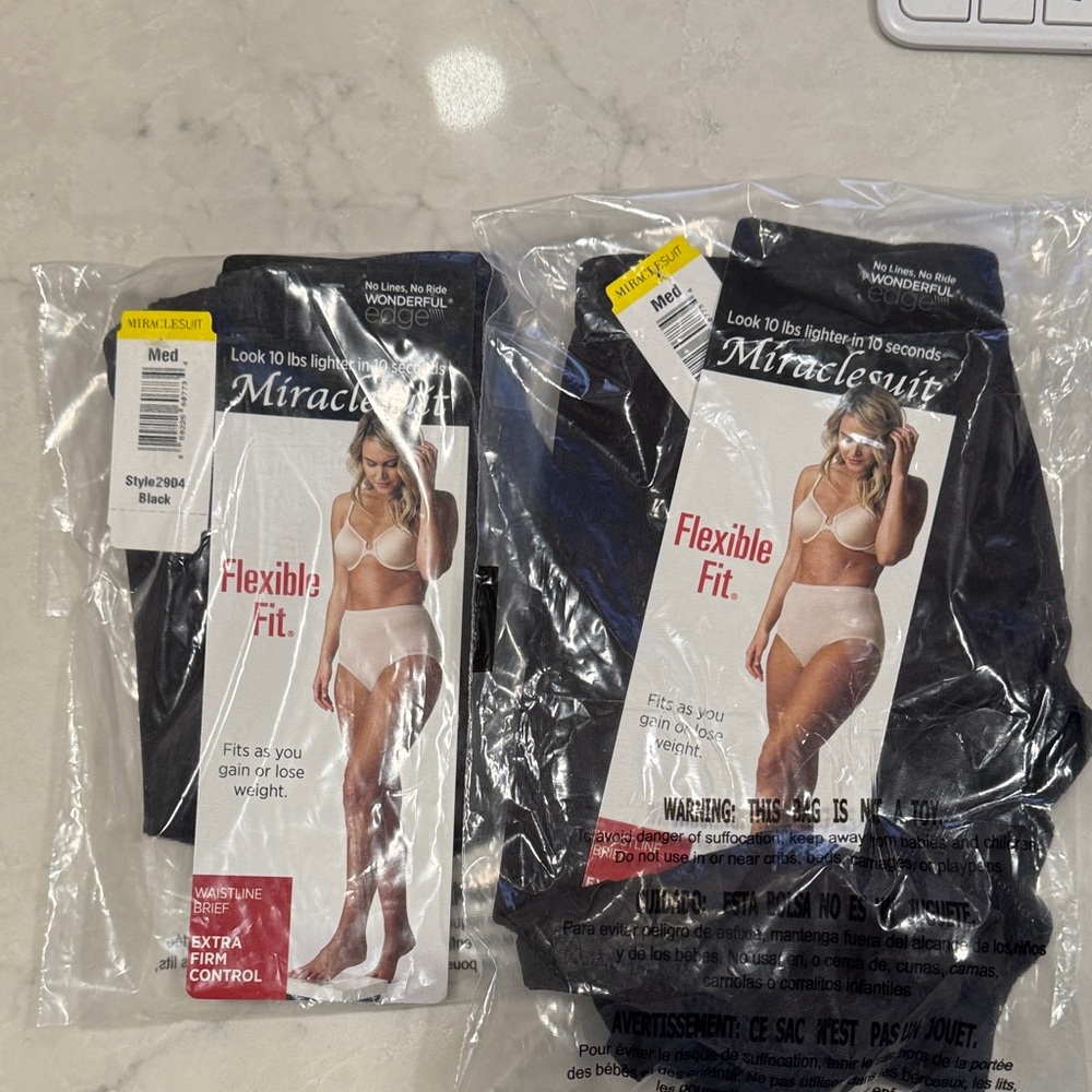 Miraclesuit Flexible Fit Waist Line Shapewear in Black - Picture 6 of 6